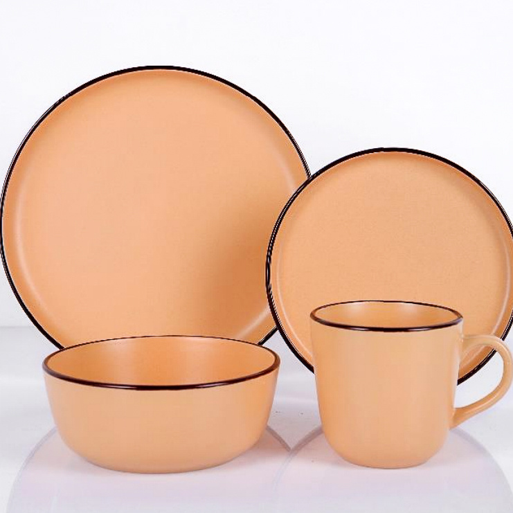 ORANGE ST6205 STONEWARE DINNER SETS